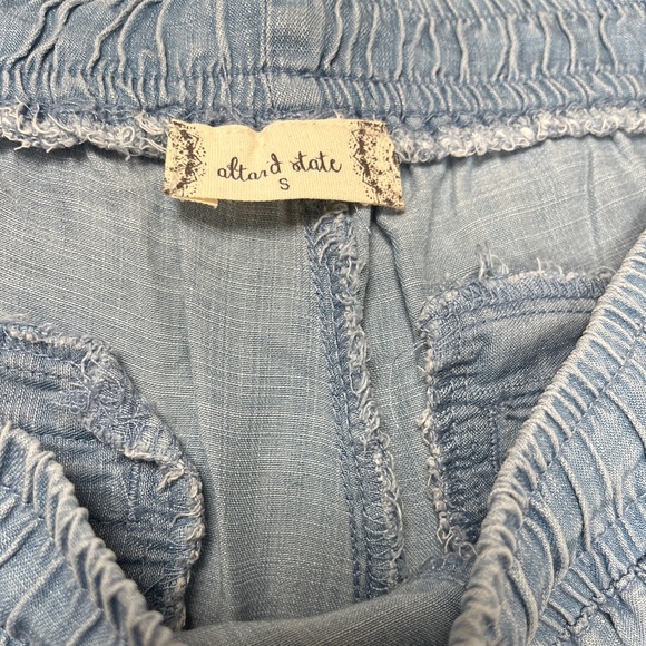 Altar’d State Joggers Chambray Tencel Jean Jogger Pants - Picture 5 of 12